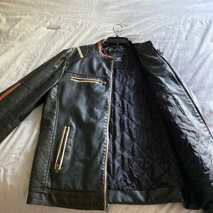 Leather jacket, mens Large
